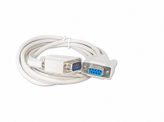 YCS Basics 6 Foot DB9 9 Pin Serial / RS232 Male / Female Extension Cable