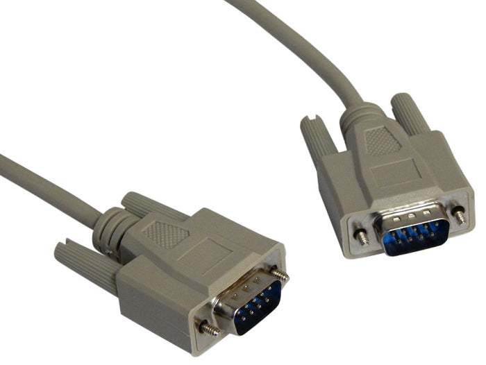 Your Cable Store 6 Foot DB9 9 Pin Serial Port Cable Male / Male RS232