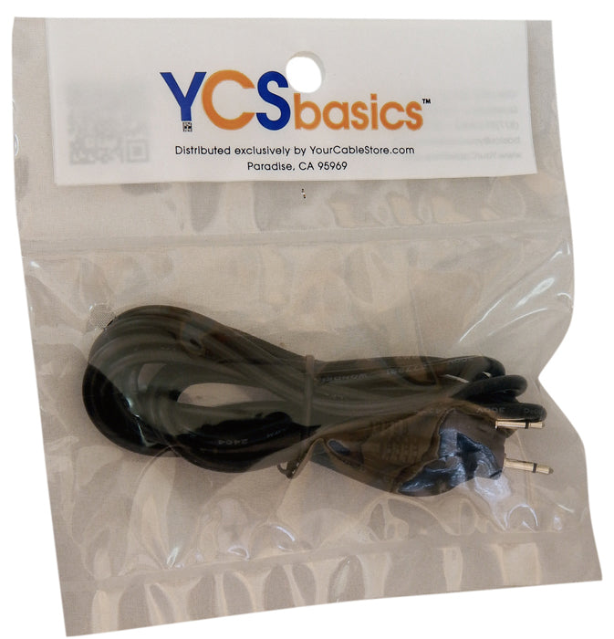 YCS Basics 6 foot 2.5mm mono male to male cable