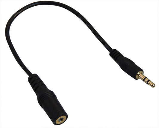 YCS Basics Smartphone / Headset To Headphone Adapter Cable Turns A Headset With Microphone (TRRS) Into Headphones(TRS) And Removes The Microphone Channel