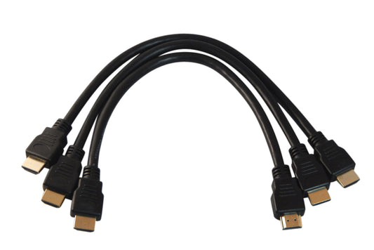 Your Cable Store 3 Pack 1 Foot HDMI 2.0 Male / Male Cable