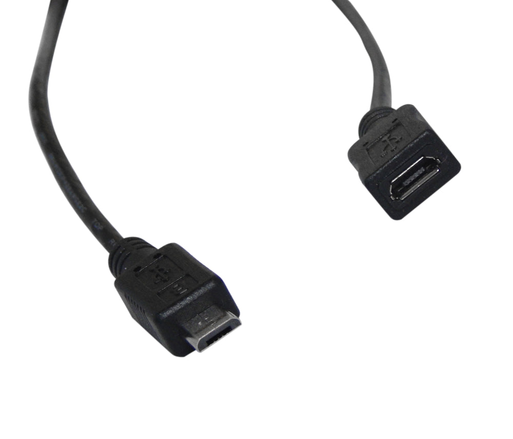 YCS Basics 3 foot USB Micro male to female OTG extension cable