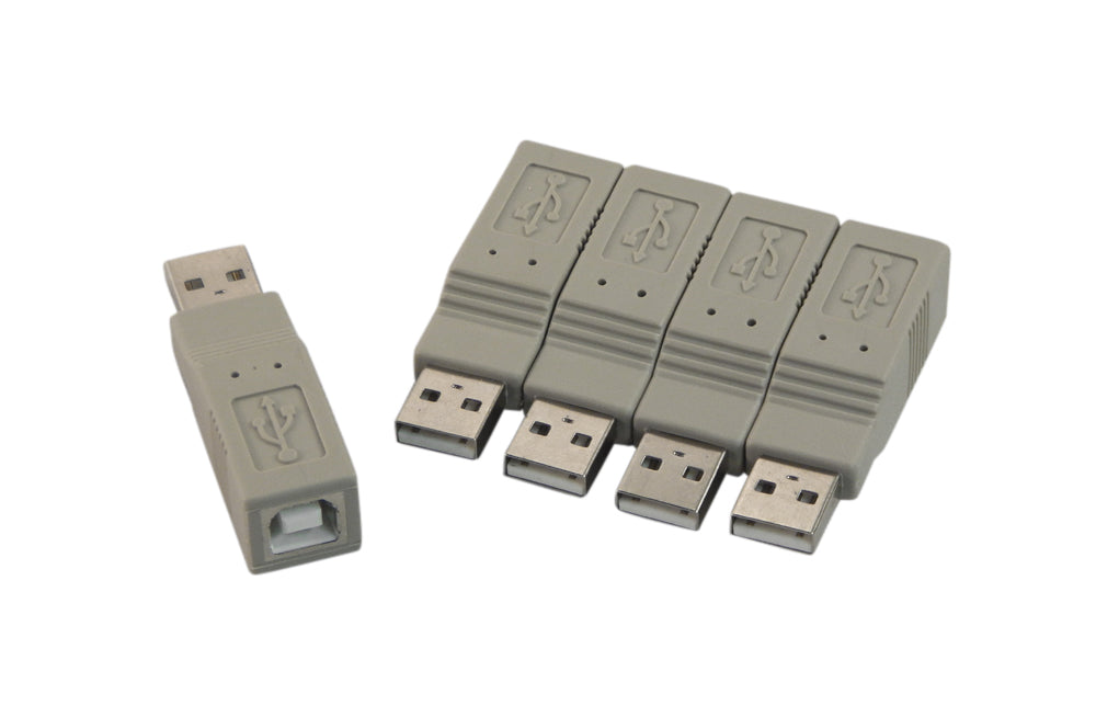 Your Cable Store 5 Pack of Your Cable Store USB Gender Changers. Male A to Female B