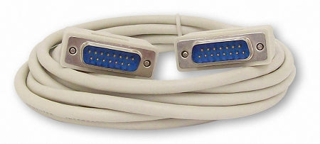 Your Cable Store 10 Foot DB15 15 Pin Serial Port Cable Male / Male