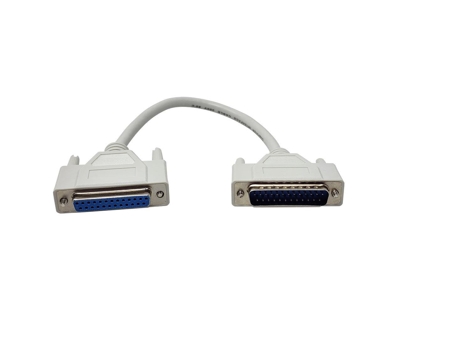 Your Cable Store 1 Foot DB25 25 Pin Serial Port Cable Male / Female RS232