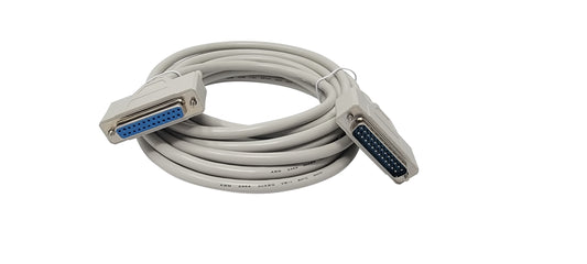 Your Cable Store 15 Foot DB25 25 Pin Serial Port Cable Male / Female RS232