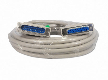 Your Cable Store 25 Foot DB25 25 Pin Serial Port Cable Male / Female RS232