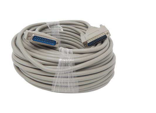 Your Cable Store 100 Foot DB25 25 Pin Serial Port Cable Male / Male RS232