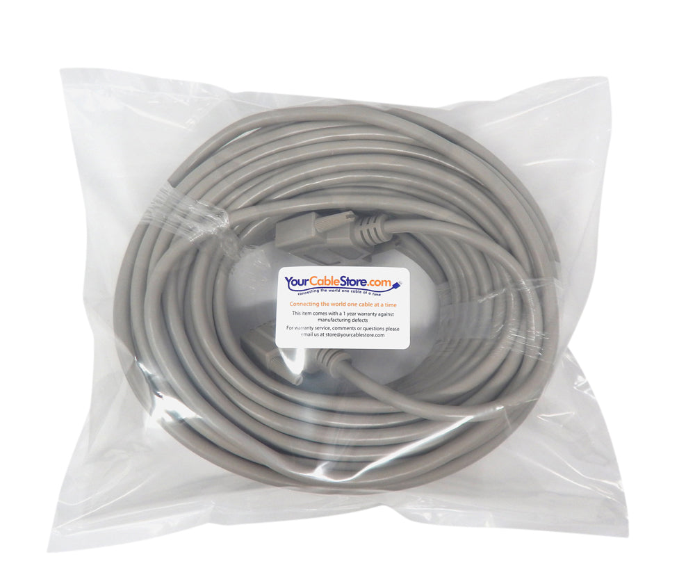 Your Cable Store 100 Foot DB25 25 Pin Serial Port Cable Male / Male RS232