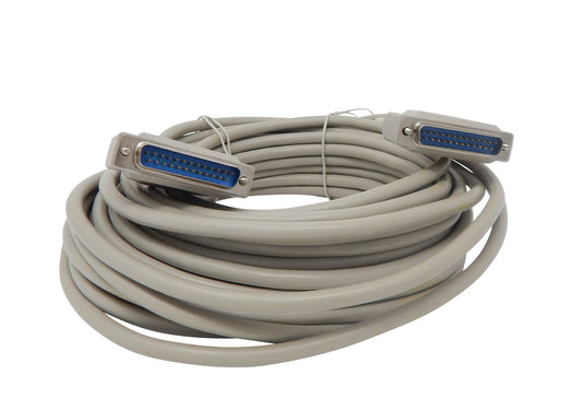 Your Cable Store 50 Foot DB25 25 Pin Serial Port Cable Male / Male RS232