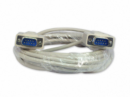 Your Cable Store 15 Foot DB9 9 Pin Serial Port Cable Male / Male RS232