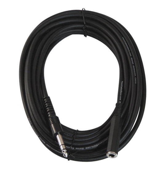 Your Cable Store 25 Foot 1/4 Inch (6.3mm) Stereo Headphone Extension Cable