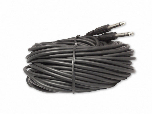 Your Cable Store 100 Foot 1/4 (6.3mm) Stereo Male / Male Headphone / Microphone Cable