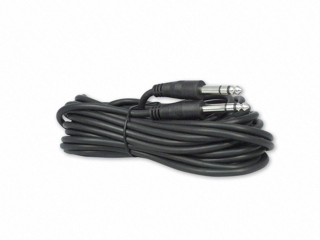 Your Cable Store 25 Foot 1/4 (6.3mm) Stereo Male / Male Headphone / Microphone Cable