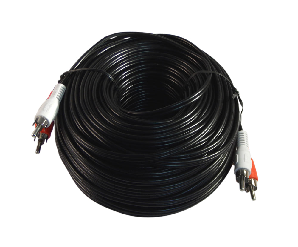 Your Cable Store 100 Foot RCA Audio Cable 2 Male To 2 Male