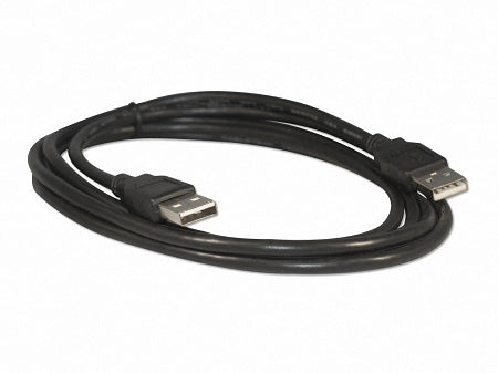 Your Cable Store 6 Foot Black USB 2.0 High Speed Male A To Male A Cable