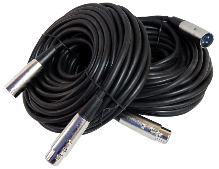 Your Cable Store XLR / Microphone Cable Kit Two 50 ft, Two 15 ft and Four 25 Foot XLR Patch Cables