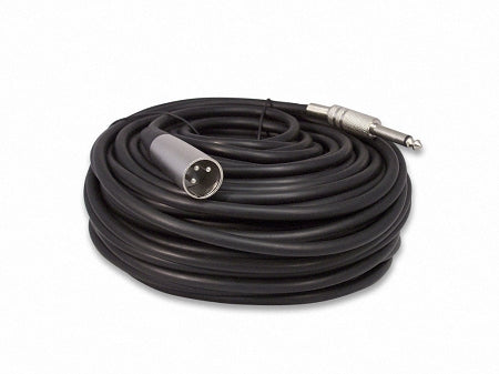 Your Cable Store 100 Foot XLR Male 3 Pin To 1/4 Mono Microphone Cable, Unbalanced