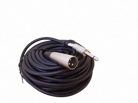 Your Cable Store 50 Foot XLR Male 3 Pin To 1/4 Mono Microphone Cable, Unbalanced